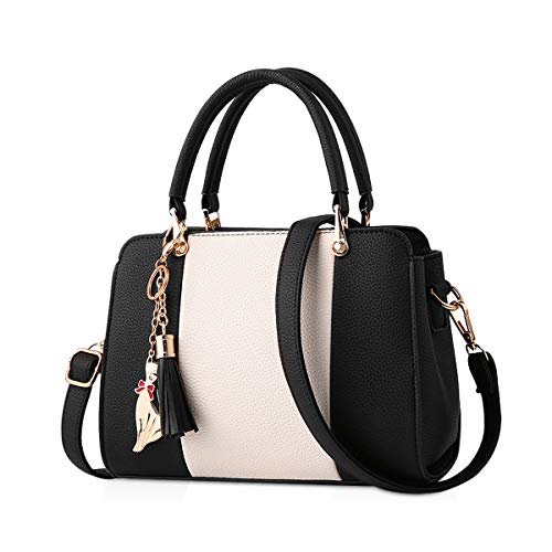 Sac designer top poignée WolFum idéal pour le bureau et sorties