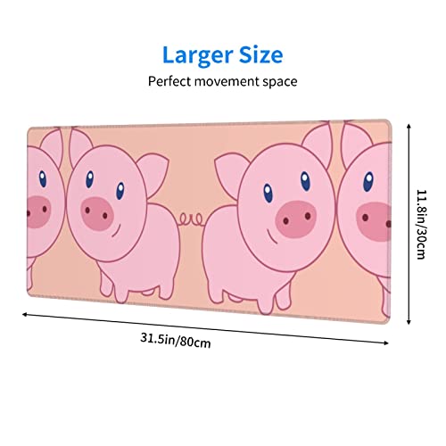 Tapis de souris mignon cochon pour décoration de bureau maison