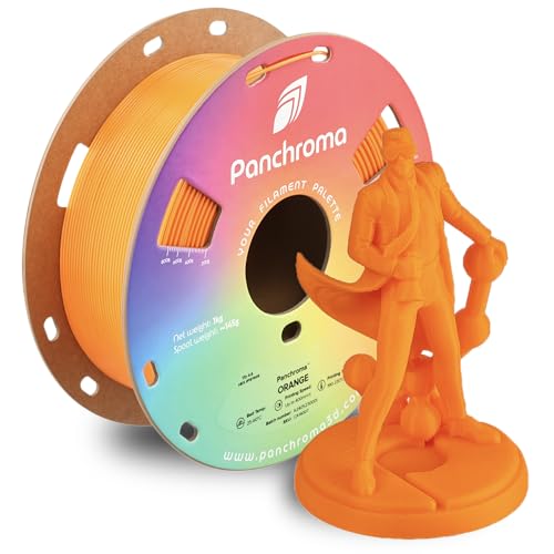 Polymaker Panchroma Orange 3D Printing Filament, 1.75mm 1kg, Prints Better Than PLA, High Speed Compatible with Most 3D Printers