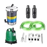 Nombre: filtro de acuario RanDal Purificador De Agua Con Filtro Para Tanque De Peces De Acuario Externo Con Bomba Para Tanque De Peces De Menos De 0.6M - A