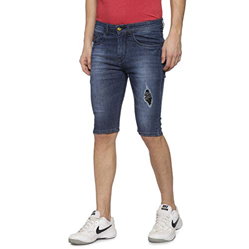 Image of CAHOOT Men Torn Jeans Short