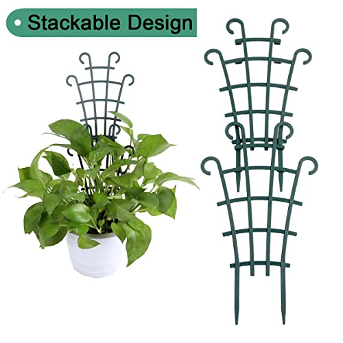 image for UWIOFF Indoor Small Trellis, 6Pcs Plant Trellis for Climbing Plants In