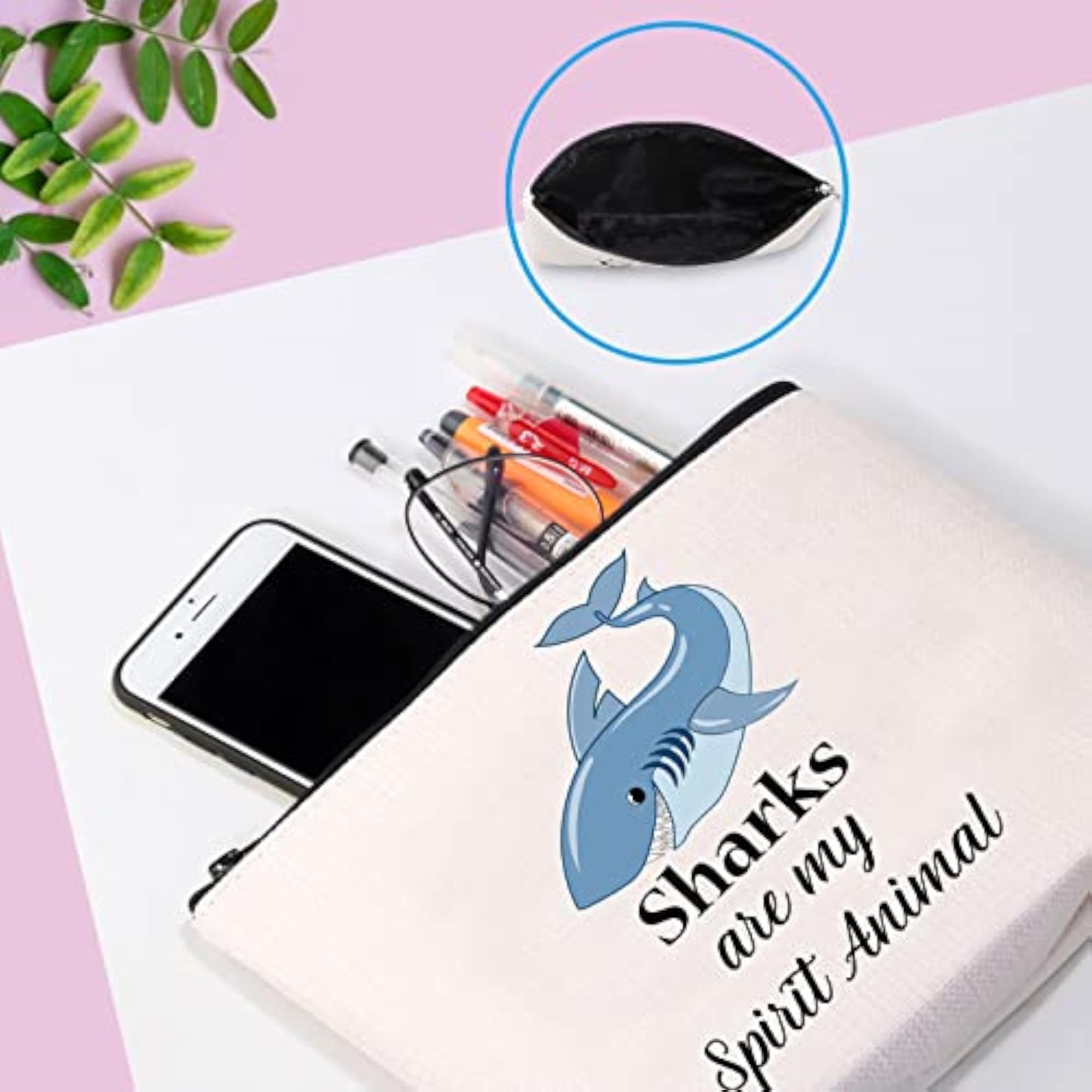 Shark Gift Makeup Bag, Travel Organizer