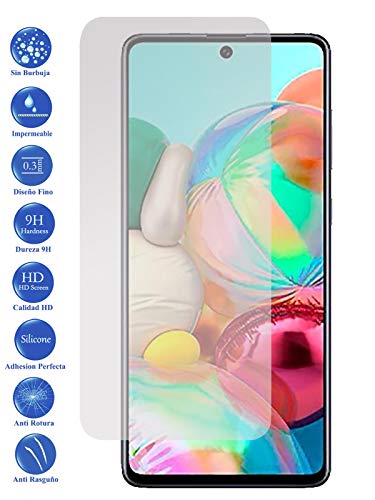 Todotumovil Protector de Pantalla Galaxy A51 Cristal Templado Vidrio 9H para movil