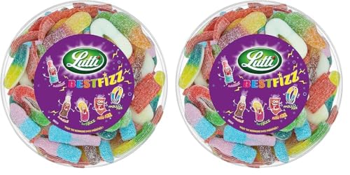 Bonbons Assortiment Bestfizz Piquants Lutti La Boîte De - vue 2