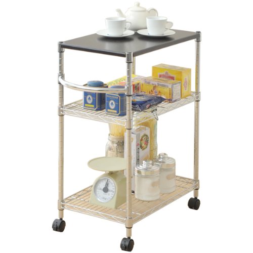 Amazon.co.jp: 山善(YAMAZEN) キッチンワゴン シルバー MJ-W75633CJH