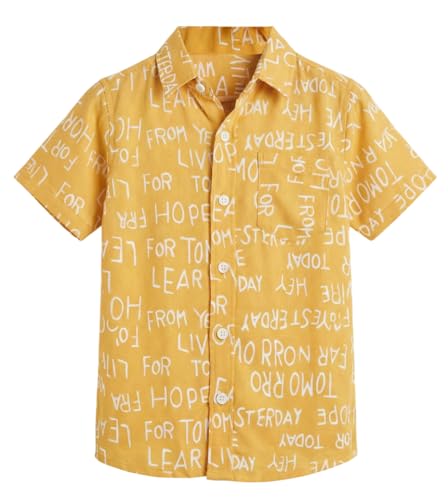 Image of TAGAS Boys' Shirt|Casual Short Sleeve Shirts for Kids | Button-Down Summer Shirts | Regular Fit Stylish Wear