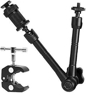 Sequpr 11 inch Magic Arm with Super Clamp Camera Mount für Camera LCD Monitor Flash LED Licht