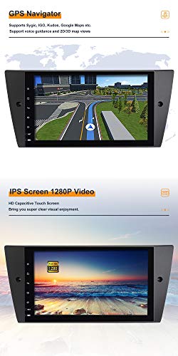 BOOYES pour BMW E90 E91 E92 E93 Android 12 autoradio stéréo GPS 9"Lecteur multimédia de Voiture Lecture Automatique de Voiture/TPMS/OBD/Dab/Lien Miroir - Image 7
