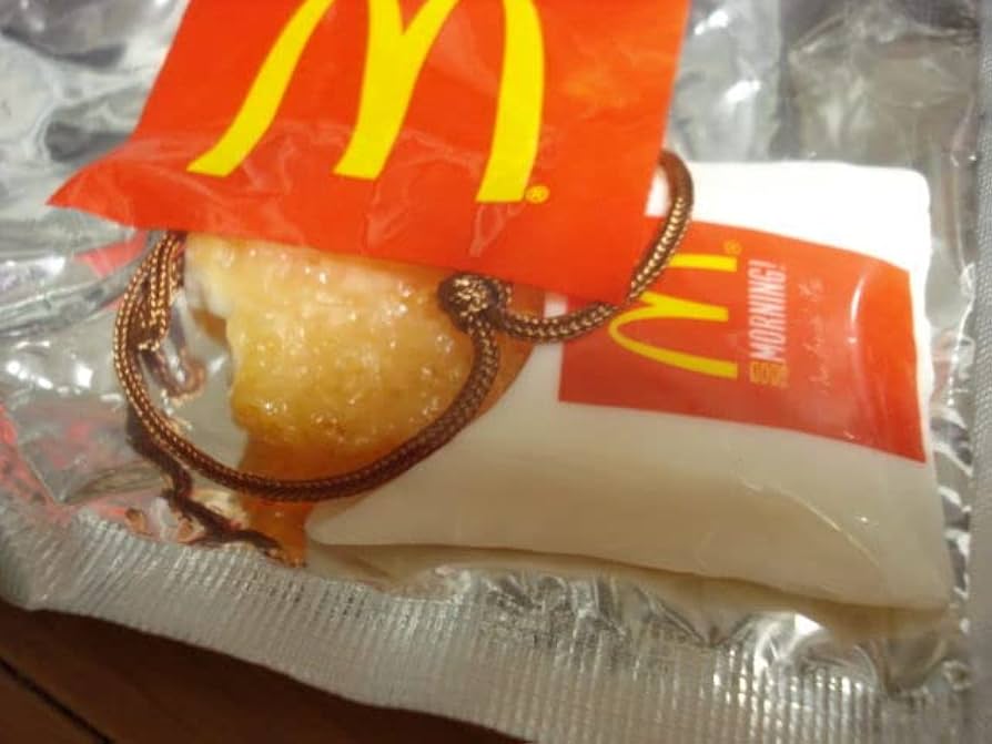 (新品未使用)激レア　マクドナルド 美味しそうなハッシュポテト型ストラップ マクドナルド ハッピーセット ハッシュポテト フィギュア