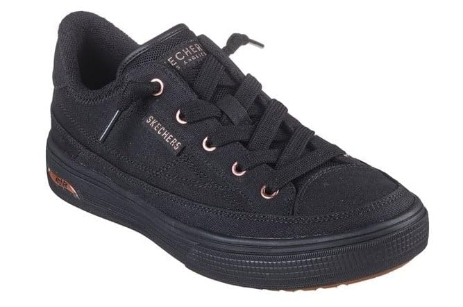 Skechers Arch Fit Arcade baskets femmes avec soutien plantaire en toile noire taille 37