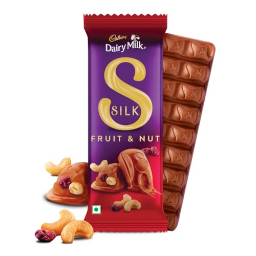 Cadbury Dairy Milk Silk Fruit and Nut Chocolate Bar, 129 g
