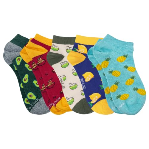 Image of Mint & Oak Low Cut Ankle Women Socks, Christmas Gift Quirky Socks For Friends, Cute Funky Socks, Christmas Secret Santa Gifts For Women