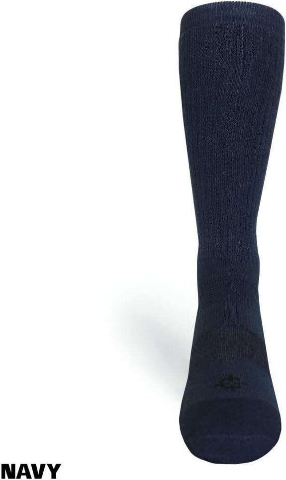 Covert Threads Desert Boot Socks for Men - Long Military Boot Sock - Thick Wool Mens Work Sock