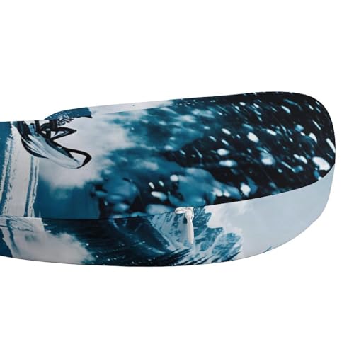 Almohada cervical de espuma viscoelástica 30 cm x 25 cm miniatura 4