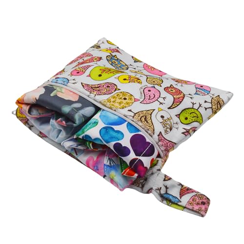 Image of 12 Pieces Cloth Menstrual Pads,Reusable Sanitary Pads,Size 8 inch Panty Liner,Unscented