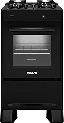 SUGGAR FOGÃO NEO MAX PRETO MESA DE VIDRO 4 BOCAS ACENDIMENTO AUTOMÁTICO FGV403PT