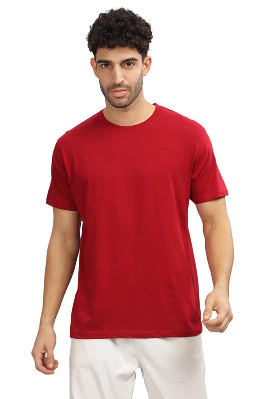 Image of XENOVAURBAN Unisex Regular Cotton Solid Color Tshirt