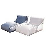 1x Sitzsack Pushbag Liege in stonegrau