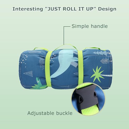 Image of Kids Toddle Lightweight and Soft Nap Mat (Dinosaur)