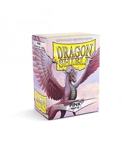 Dragon Shield 100 pochettes Rose mat premium Arcane Tinmen de haute précision