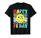 Happy Pi Day 3.14 Smile Math Number Math Pun Boys Girls Kids T-Shirt