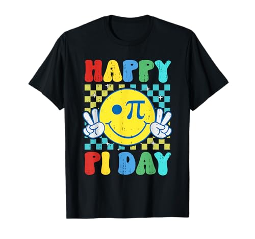 Happy Pi Day 3.14 Smile Math Number Math Pun Boys Girls Kids T-Shirt