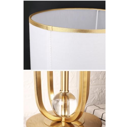 Lampe de bureau LED moderne dorée et tactile pour table - 6
