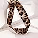 Dishowme Leopard Print Herz Choke Halskette Vintage Punk Liebe Herz Kragen Halskette für Frauen (Leopard B)