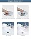 Hibbent Waschbeckenstöpsel (25-46mm), Abflusssieb Ablaufgarnitur Stöpsel Waschbecken, Messing Bounce Core Push-Type Drain Plug, Universal Sink Stopper Ersatz für Bad und Küche