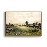 crmotu Arte de pared vintage de paisaje,