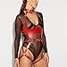 noxozoqm Women Leather Harness Sets Sexy Lingerie Body Bondage Straps Chest Harness Garter Belts Full Body Blue Gothic Suspenders (Color : Set red, Size : One Size)
