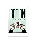 Funny Ugly Christmas Sweater Bet on Yourself Contemporary Artwork ALEC Monopoly Poster Wall Decor Unframed Poster Home Decor ALEC Monopoly Prints Art Lovers Gifts 32' x 40'