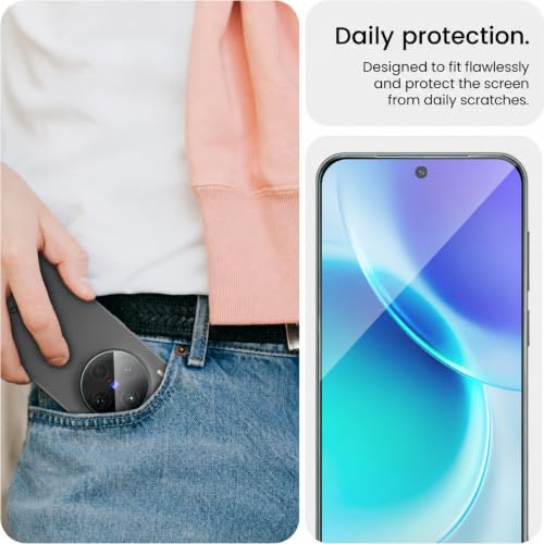 Image of FIRST MART Tempered Glass for Vivo X300 with Clear Camera Lens Protector & Installation Kit | HD Clear, Edge-to-Edge, Scratch Resistant, Case-Friendly | Pack of 1