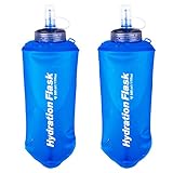 ✅ 【PROMESA DE SEGURIDAD】-- 100% libre de BPA y PVC, la botella de agua suave de TPU es un efecto antibacteriano. La botella suave y ecológico sin olor pueden ser enterrado en el suelo para descomponerse de forma natural, ideal para maratón, correr, senderismo, ciclismo, escalada, etc.