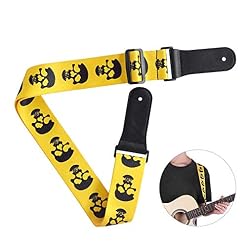 Vbestlife Sangle de guitare réglable, tête de mort en cuir avec motif de crâne, bandoulière pour ukulélé basse… - Les Beatles, Paul McCartney, John Lennon, RIngo Starr, George Harrison Vbestlife Sangle de guitare réglable, tête de mort en cuir avec motif de crâne, bandoulière pour ukulélé basse… – Image 5