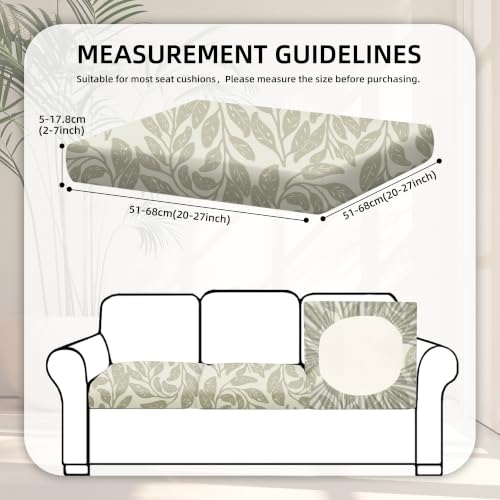 Image of 8 Pcs Outdoor Cushion Covers, Patio Sofa Cushion Covers Replacement