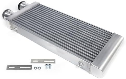 Universal Intercooler 60x29.5x6.7cm Core 3" Inlet Outlet, Aluminum Front Mount Intercooler FMIC for Turbocharged Vehicles