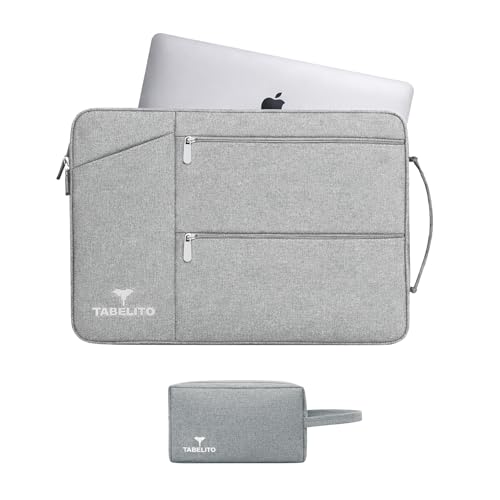 Image of Tabelito Hybrid 15.6 inch Laptop Bag Sleeve Cover with Box for 15.6 inch HP /Dell /Accer /Apple /Asus /Lenovo /Ultrabook /Razer Etc.-Grey 15.6 INCH