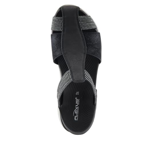 Flexus Women's DAMARI Ankle Strap Fisherman Sandals – Breathable Design, Arch Support, and Shock-Absorbent Outsole4