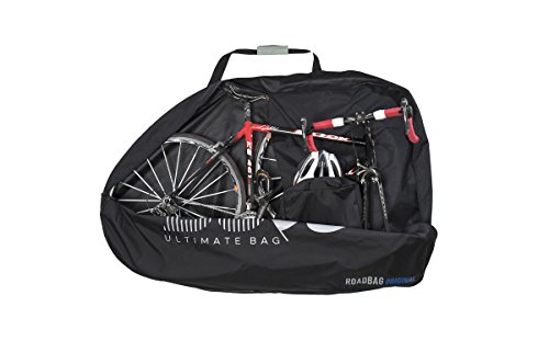 Fully Padded Bike Travel Bag (5mm) | Thick & Resistant Materials | Transport case for Road/Gravel bikes up to 700C/45 | Buds-Sports ROADBAG ORIGINAL