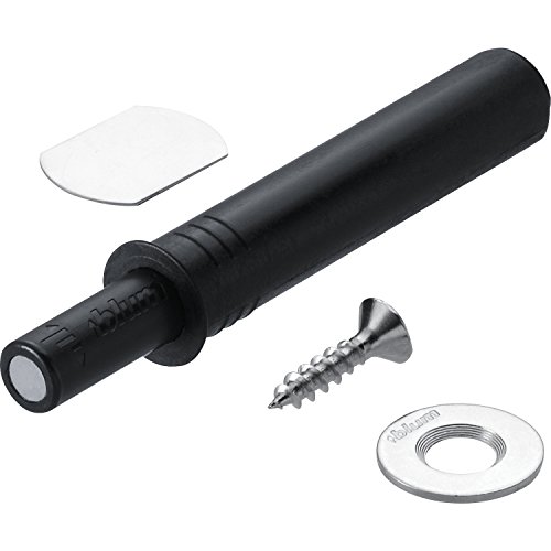 GedoTec Puerta de presión Retén de la puerta Snapper magnético para Soporte de apertura 3 Colores con Imán Calidad de marcas - terraschwarz