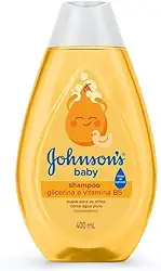 Shampoo Johnson's Baby de Glicerina 400 ml suave para os olhos como água pura hipoalergênico