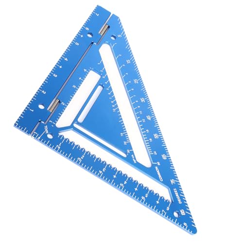 Innovative Rafter Square Tool Ruler Protractor Accurate Carpenter Layout Measuring Tool, Aluminum Alloy for Engineers, and Carpenters