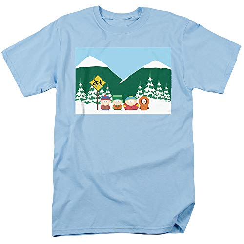 T-shirt South Park Impression Haute Definition Couleur Bleu Clair M