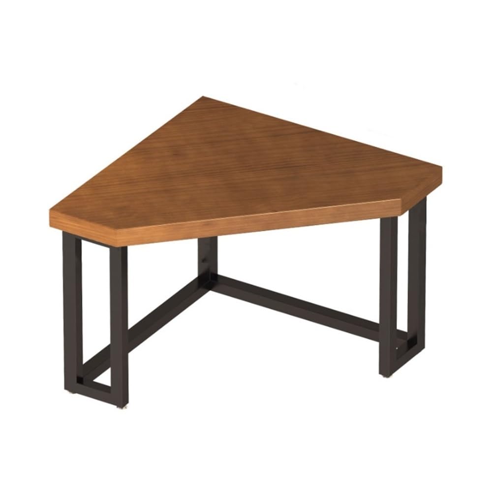 IUokLU Computer Desk Corner Desk Solid Wood Triangle Writing Desk Compact Laptop Table Workstation for Small Space (80cm)