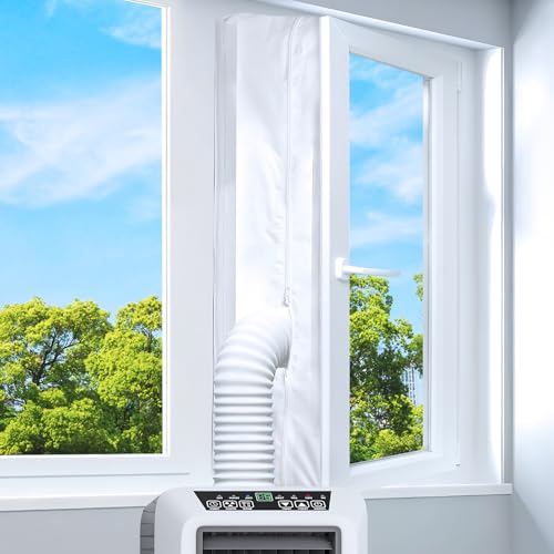 Klimaanlage Fensterabdichtung,157inch Fensterabdichtung für Mobile Klimageräte,Fenster Klimaanlage Abdichtung für Wäschetrockner,...