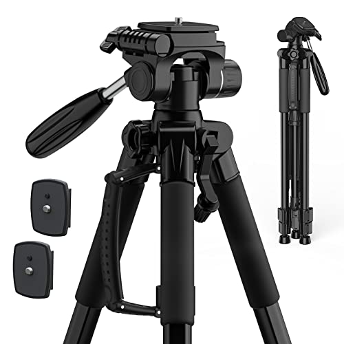 Trípode de Cámara 67''/170cm, Trípode de Cámara Portátil Ligero para...