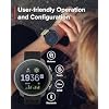 SUUNTO Vertical Titanium Solar Black Wing Open-Ear Bone Conduction Headphone Black