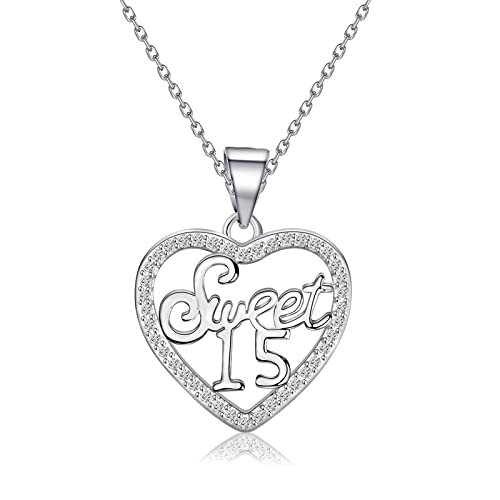 BNQL Sweet 15 Gift for Girls 15th Birthday Necklace Happy 15th Birthday Gift 15 Year Old Girl Birthday Gift Jewelry Necklace3